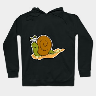 Lazy funny snail Hoodie